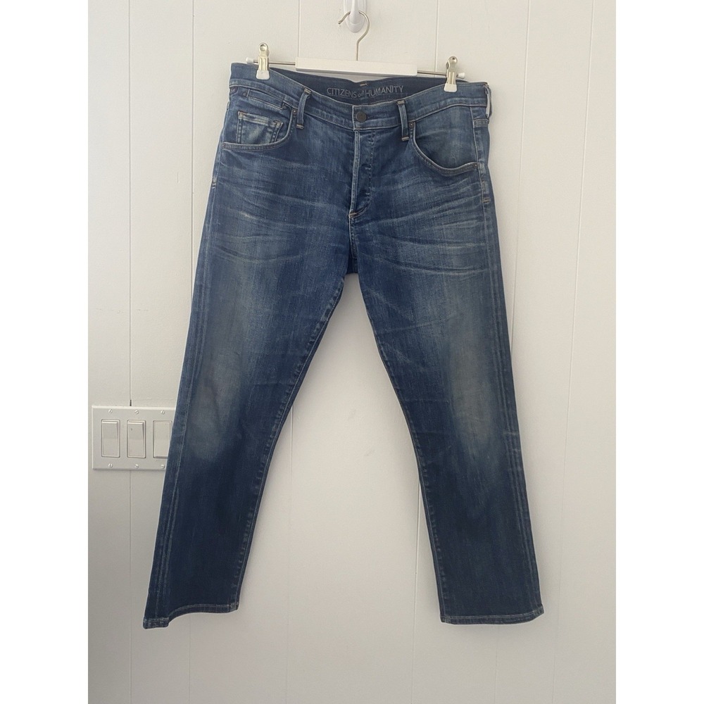 Citizens of Humanity Emerson Jeans Hi Rise Slim Boyfriend Blue Ridge Wash Sz‎ 31